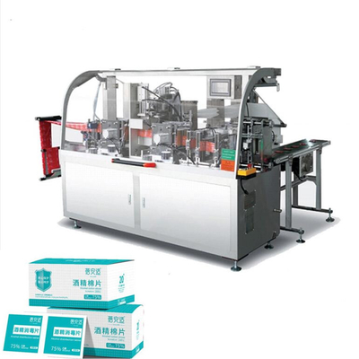 التنظيف المنزلي OPP Film Alcohol Wipes Machine 120bags / Min