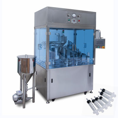 آلة ملء الحقن المملوءة مسبقاً الآلية 220V 380V معتمدة من قبل المعهد